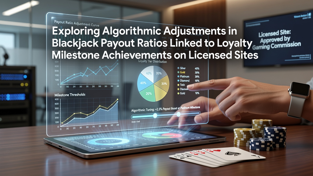 Algorithmic systems tracking loyalty milestones and payout ratios in licensed blackjack environments