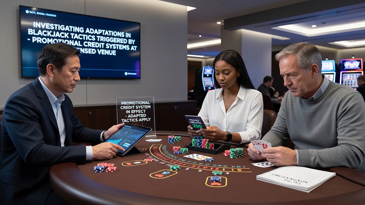 Analytics chart tracking bet size fluctuations during active promotional credit periods in online blackjack